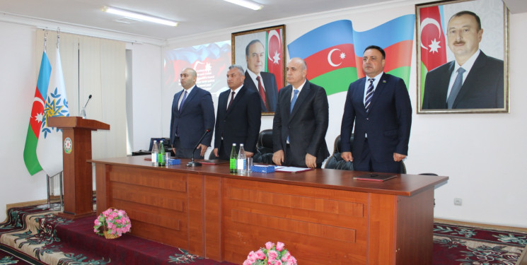 Yeni Azərbaycan Partiyasının Laçın Rayon Təşkilatının XII hesabat konfransı keçirilib